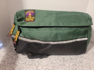 Outward Hound Pet Hiking Travel Gear Green Black Camping Dog Backpack 14.5"x 25"