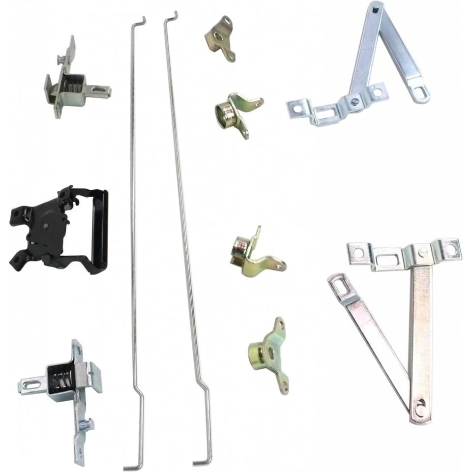 Juego de bloqueo de puerta trasera 1981-1986 para GMC C1500/C2500/C3500 incluye bisagra de varilla y pivote Foto 2 de 4