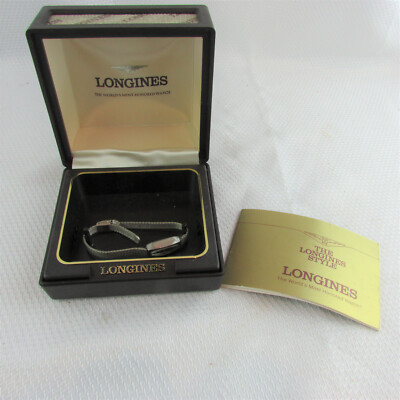 Ladies Longines 10k Rolled Gold Plated Bezel Watch Diamonds
