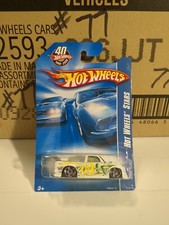 2008 Hot Wheels #74 All Stars SUPER TUNED White Variant Gray Wing w/Chrome Pr5Sp