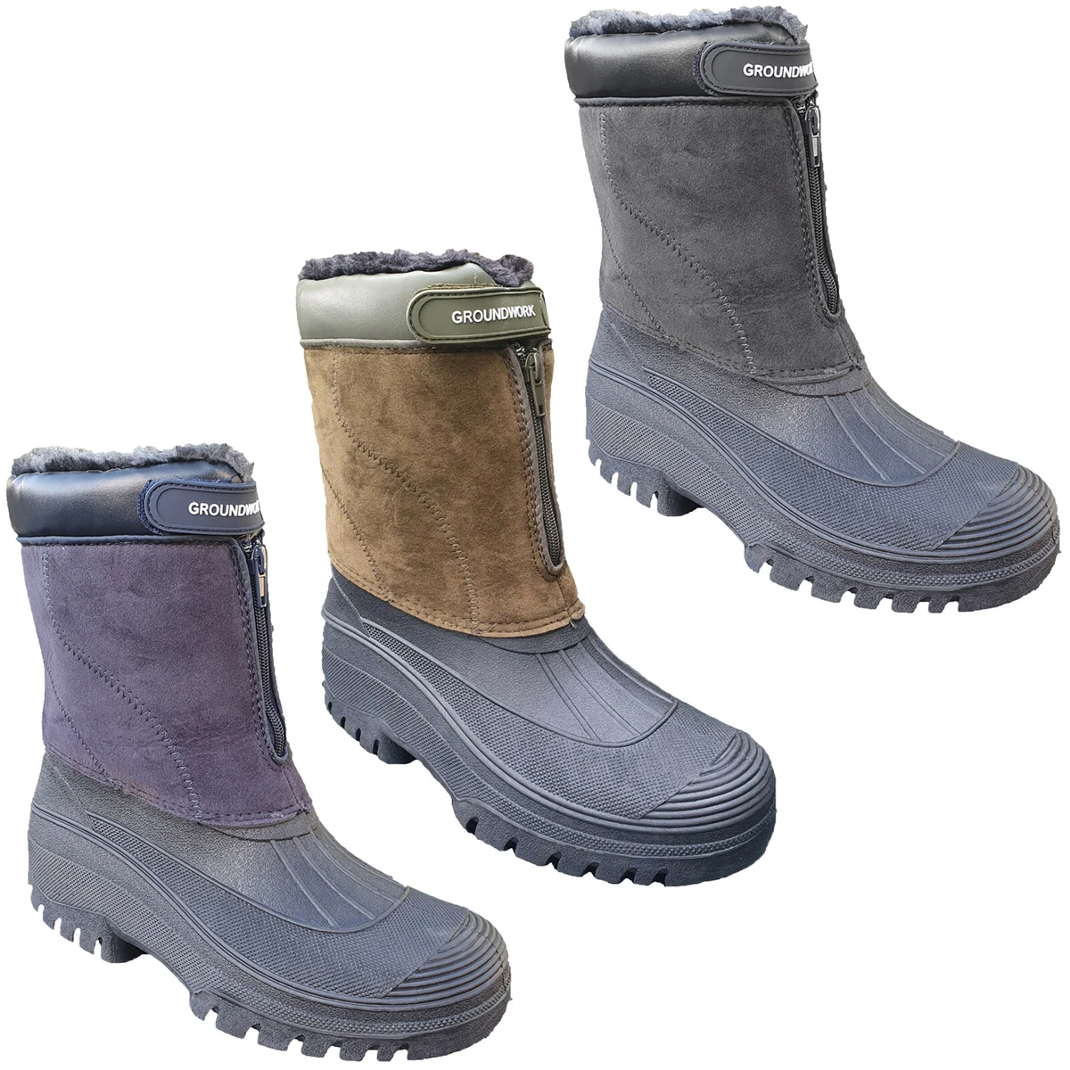 Mens groundwork shop boots