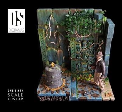 PRE-ORDINE Indiana Jones 1/6 Custom Diorama "The Idol Temple" - Photo 1/4