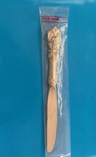 Reed & Barton Francis I Sterling Silver Dinner Knife No Mono NIB SEALED 69gr NEW