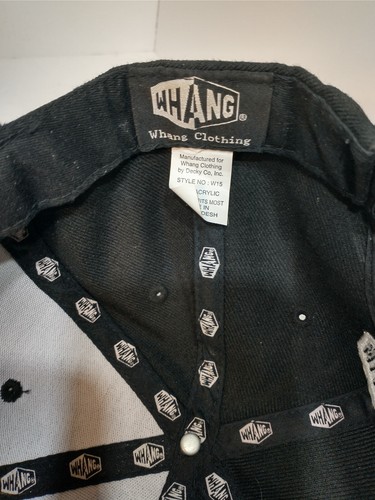 Whang Abbigliamento Repubblica della California Cappellino a sfera ricamato orso nero/argento - Foto 8 di 8
