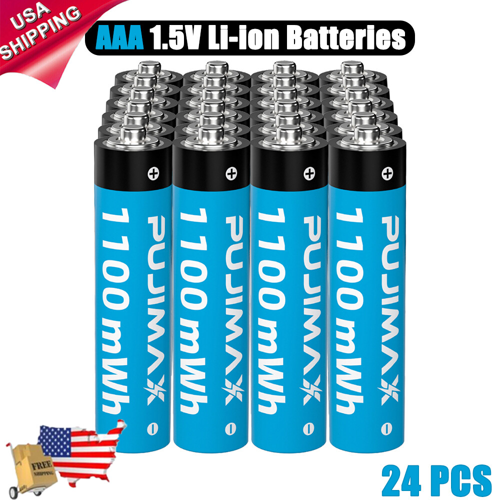AAA 1.5V Battery Rechargeable AAA Batteries LOT For Toy Flashlight US-image