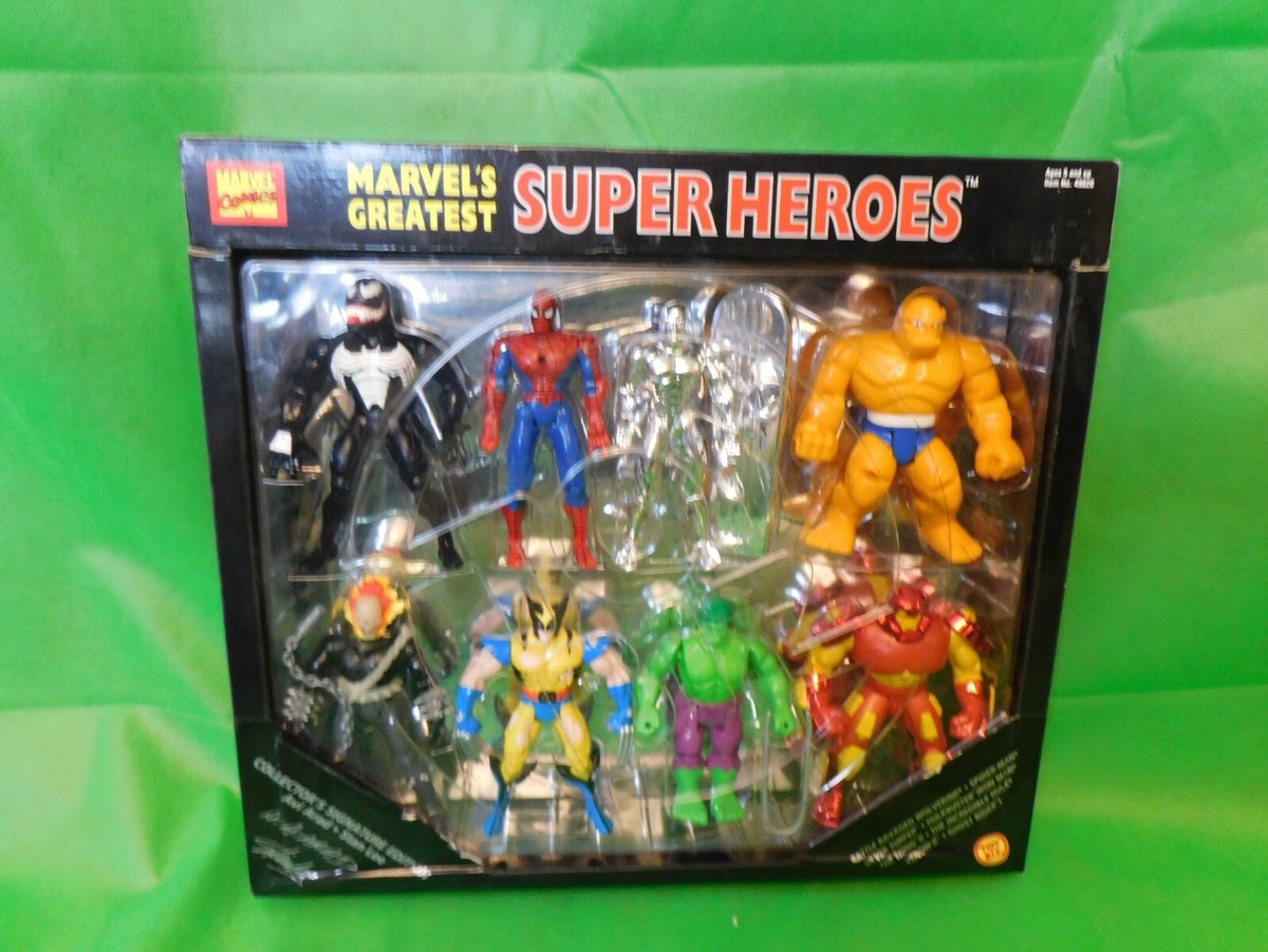Vintage 1995 Toy Biz Marvel's Greatest Super Heroes Gift Set