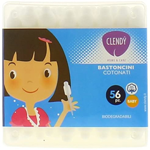 Clendy – Clendy Bastoncini Cotonati Baby 56 Pezzi