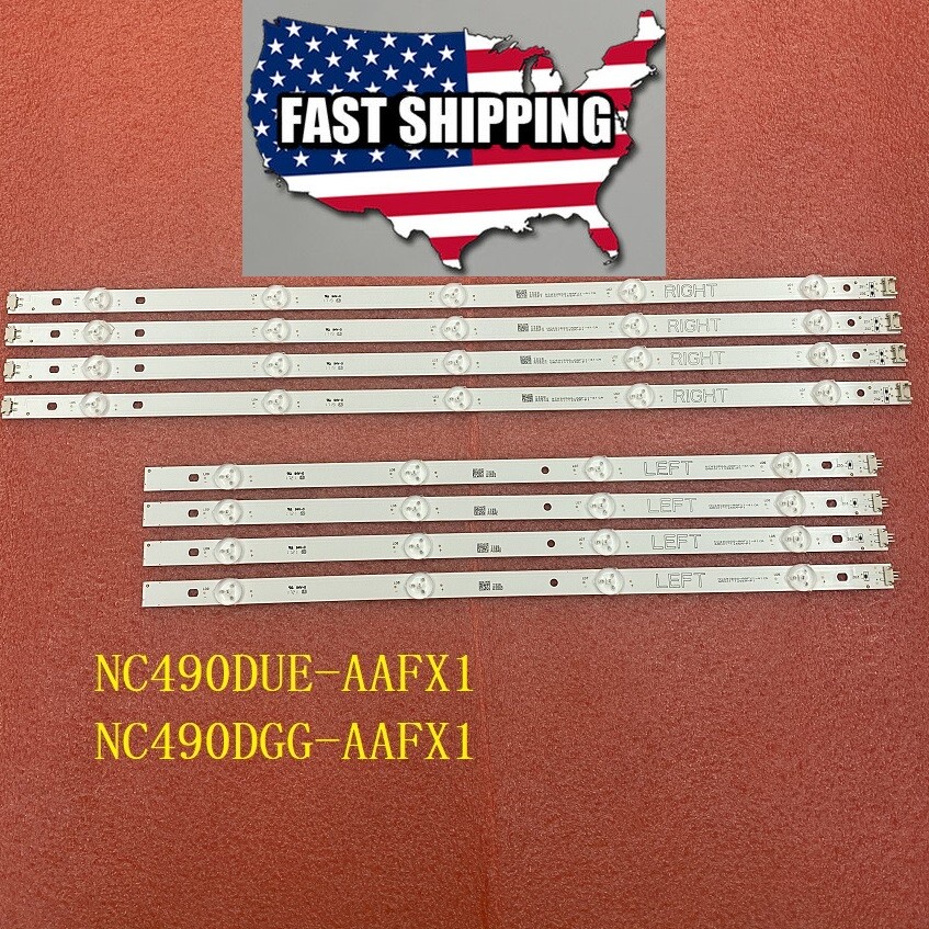 NIBOTT Kit 8 Pièces Bande De Rétro-éclairage LED For LG 49UJ630V