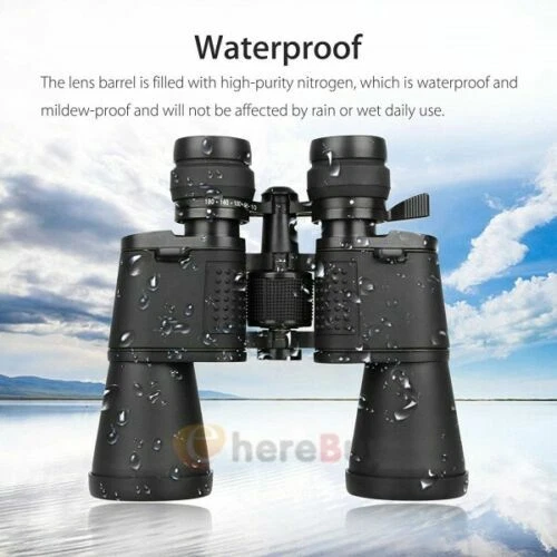 180x100 High Power Military Binoculars Day/Night BAK4 Optics Hunting Camping&Bag - Image 4 of 4