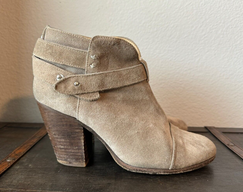 Bottes Rag & Bone Cuir Et Daim - Taille 35 US 5 - Occasion