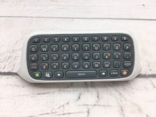 Microsoft XBOX 360 Chat pad Keyboard X814365-001 White OEM Genuine