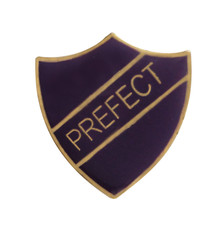 Prefect Purple Pin Badge For Schools