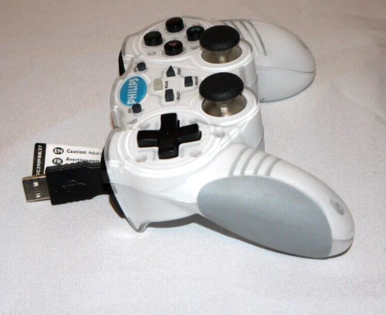 Philips Retractable Controller w/Recoil PC USB Model SGC2909BB/27 - Image 4 of 4