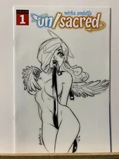 Un/Sacred #1 mirka andolfo D sketch variant NM/NM- brand new shape, clean copies