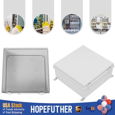 In/Outdoor Electrical Box Plastic Enclosure Waterproof Junction Box Clear/grey