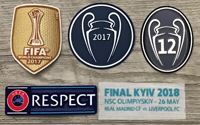 Champion League Final Kiev 2018 Match Detail Set Trophy 12 Respect