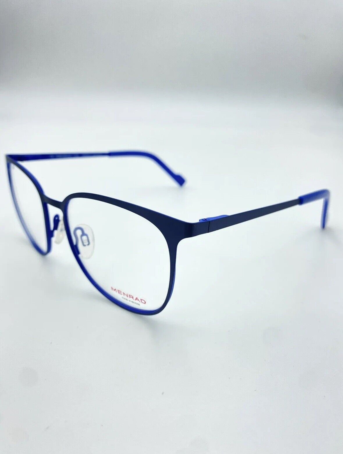 Vintage Menrad 13396 51 17 blau 135 Oval Brille Brillengestell eyeglasses