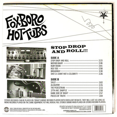 Foxboro Hot Tubs Stop Drop And Roll GREEN VINYL LP Record Green