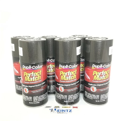 Duplicolor BUN0090-6 PK Perfect Match UNIVERSAL BLACK METALLIC ...