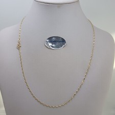 COLLANA UNISEX A MAGLIA MARINA IN ORO GIALLO 18KT 750 2,25 GRAMMI (5946) 50 cm