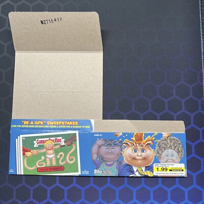 GARBAGE PAIL KIDS BRAND-NEW SERIES 1 BNS1 2012 EMPTY HOBBY BOX WITH $1.99 PRICE