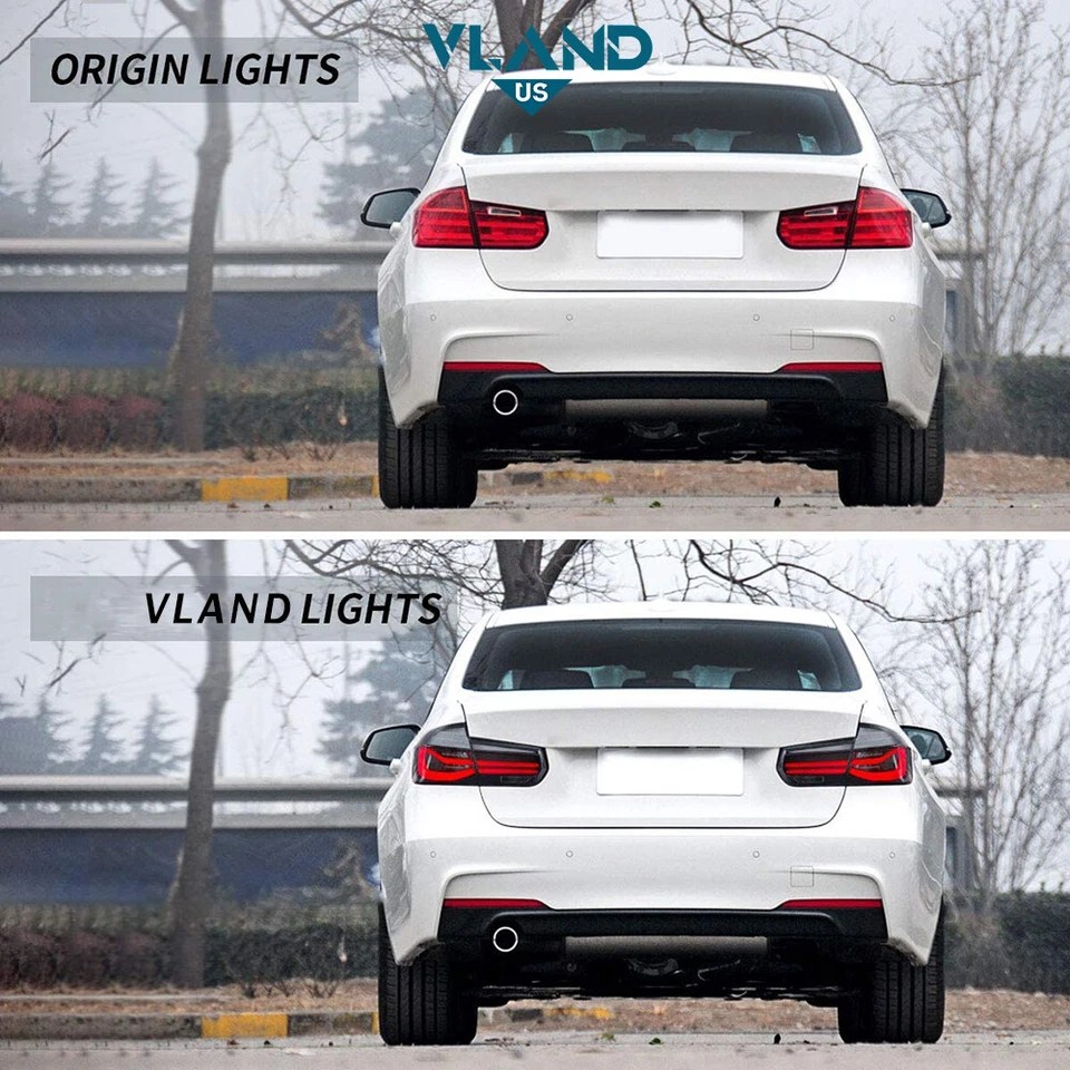 Luces traseras LED VLAND para BMW F30 F35 F80 M3 2012-2018 estilo LCI lámpara trasera transparente Foto 2 de 4