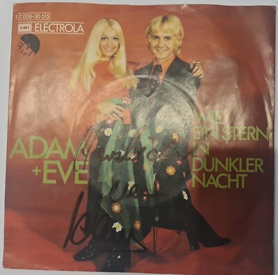 ADAM & EVE Autogramm Signiert Single Original Autograph