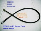 Honda CB100 CG110 CG125 SS50 Speedo Cable NOS Speedometer Wire 44830-384-680