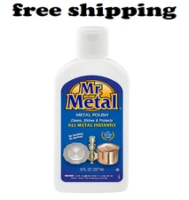 Metal Polish Liquid All Metal Multipurpose Cleaner, Non-Abrasive, Instant Ste...