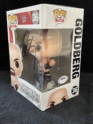 WWE Bill Goldberg Signed Funko Pop Figure #36 AUTO Autographed PSA