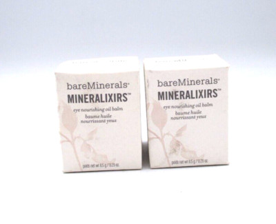 Lot/2 Bareminerals Mineralixirs Eye Nourishing Oil Balm ~ 8.5 g / 0.29 oz x 2  ~