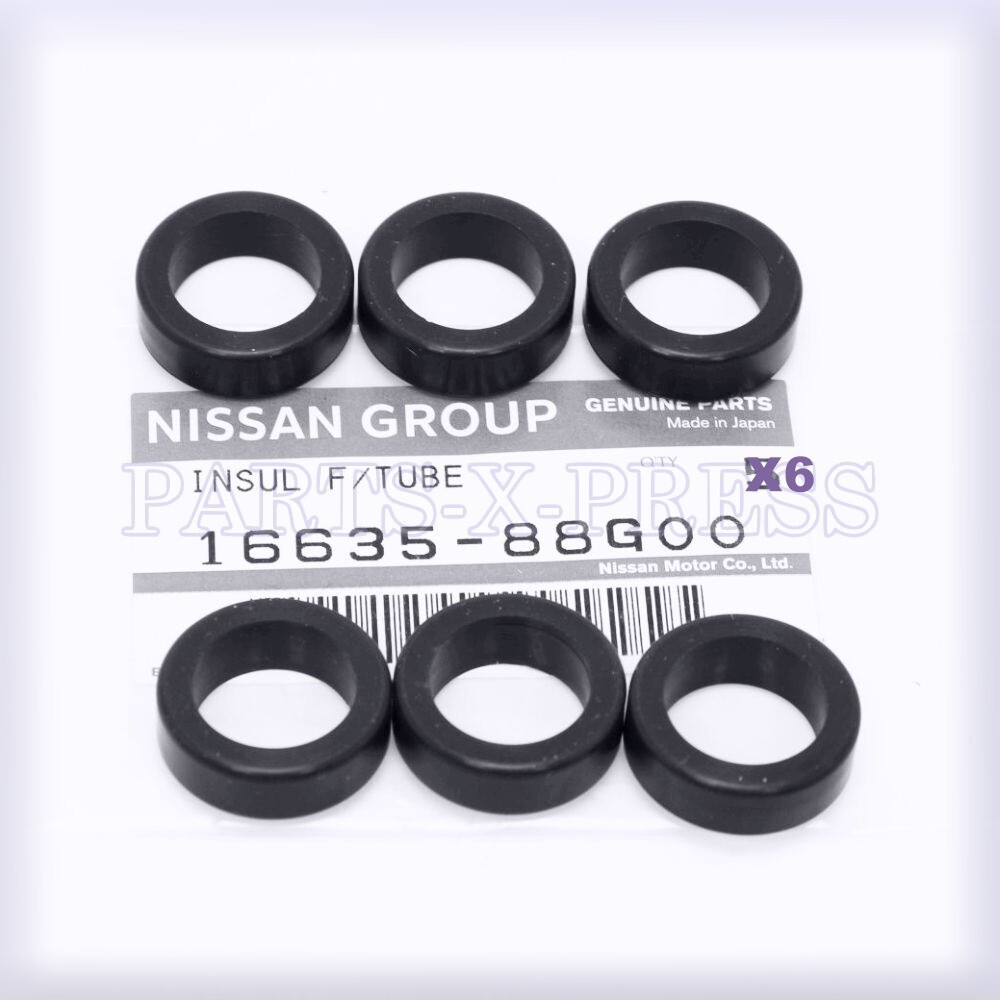 OEM GENUINE NISSAN INFINITI NEW FUEL INJECTOR INSULATOR SET OF