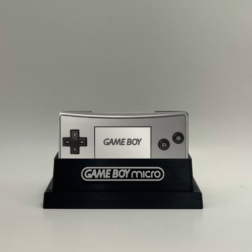 Game Boy Micro System Display/Stand/Holder - Display Only (Customize Colors)
