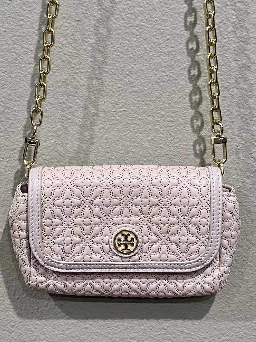 TORY BURCH Bryant Quilted Leather Black Crossbody Bag