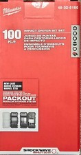Milwaukee 48-32-5150 Shockwave Impact Duty Driver Bit Set 100 PC New 