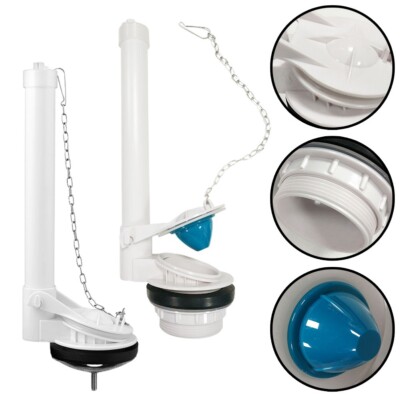 Leak Proof Toilet Tank Water Stop Valve Flap Cover with Chain