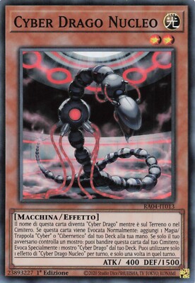 yu gi oh ita 1ed super rare ra04-it013 Cyber Drache Kern