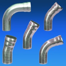 Loro X Bogen mit Muffe DN 40, DN 50 Stahlrohr Ölleitung Füllleitung