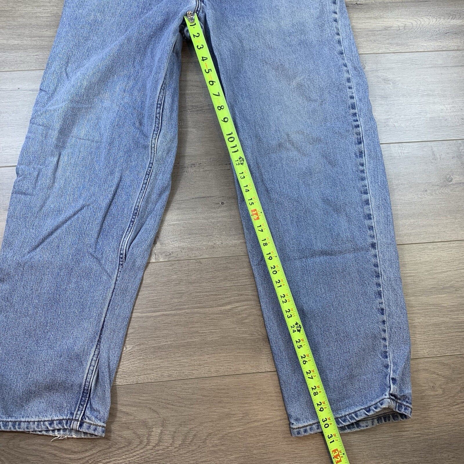 Levis 560 Jeans Mens Size 36 x 32 Comfort Fit Blue Light Wash Denim Vintage 90s thumbnail 13