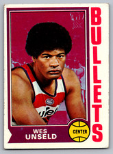 1974-75 TOPPS #121 WES UNSELD BULLETS