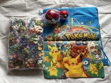 240 Pokemon Mini PVC Action Figures pikachu Toys Kids Gift Party All Different