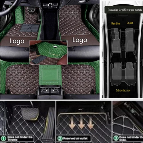 For Honda Ridgeline 2006-2023 All Models Car Floor Mats Carpet Waterproof Custom - Imagen 35 de 38