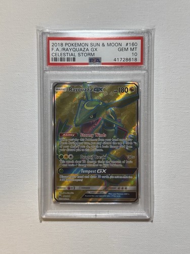 Rayquaza-GX graded PSA 10 for sale on eBay