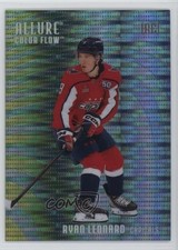 2025-26 Upper Deck Allure Color Flow Green Blue Spectrum 10/75 Ryan Leonard 11jd