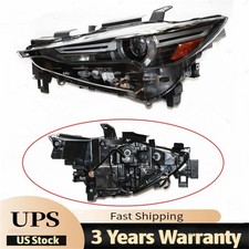 2017-2020 Mazda CX-5 Driver Side LED Headlight Replacement, Black Housing