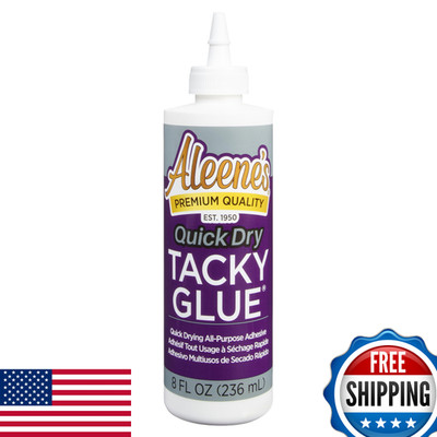 Aleene'S Aleenes Ar7-10 17843 Quick Dry Tacky Glue 8 Oz. Multicolor 239396