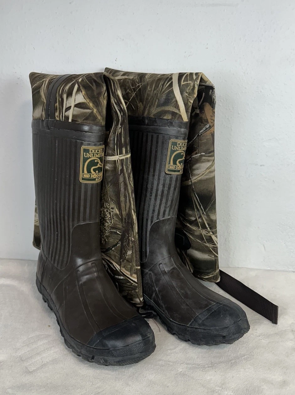 Ducks Unlimited Mad Dog Gear Thinsulate Camouflage Men’s Size 13 Wading Boots