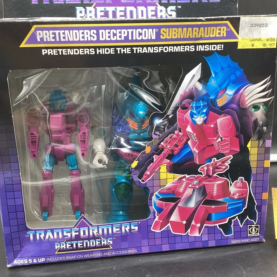Transformers G1 Pretenders Submarauder Vintage 1988 MIB SEALED - Image 3 of 4