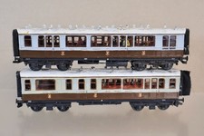 RATIO KIT BUILT RAKE of 2 GREAT CENTRAL RAILWAY GCR 1st 3rd & BRAKE COACH op