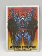 2024 Marvel Masterpieces 92 Platinum #58 Mister Sinister Canvas
